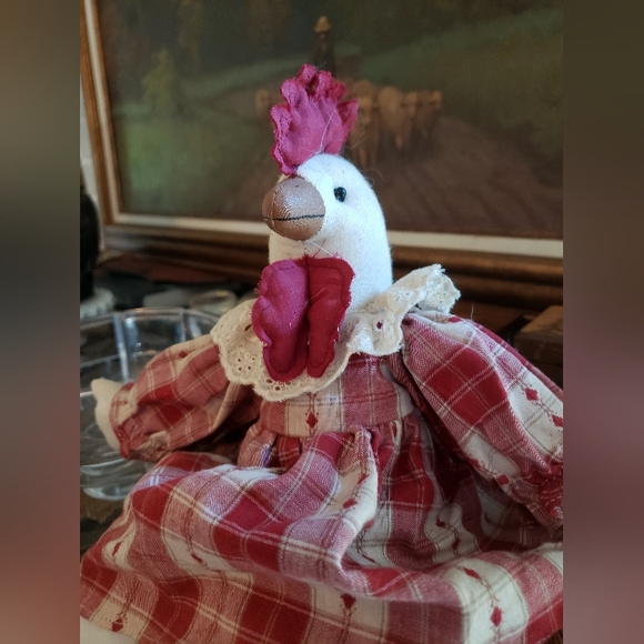 Chicken Doll, Decorative, Vintage - Picture 9 of 9